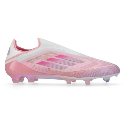 adidas F50 Elite Laceless FG Lamine Yamal 304 - Rose clair/Purple Glow/Lite Pink ÉDITION LIMITÉE