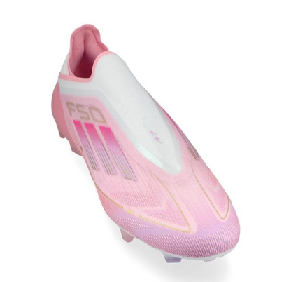 adidas F50 Elite Laceless FG Lamine Yamal 304 - Rose clair/Purple Glow/Lite Pink ÉDITION LIMITÉE