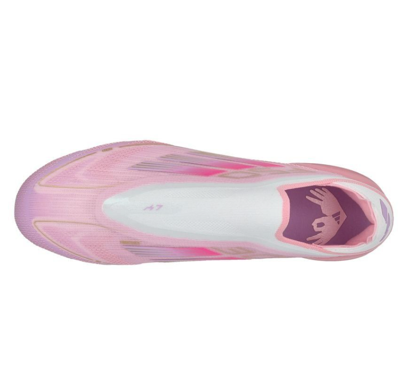 adidas F50 Elite Laceless FG Lamine Yamal 304 - Rose clair/Purple Glow/Lite Pink ÉDITION LIMITÉE