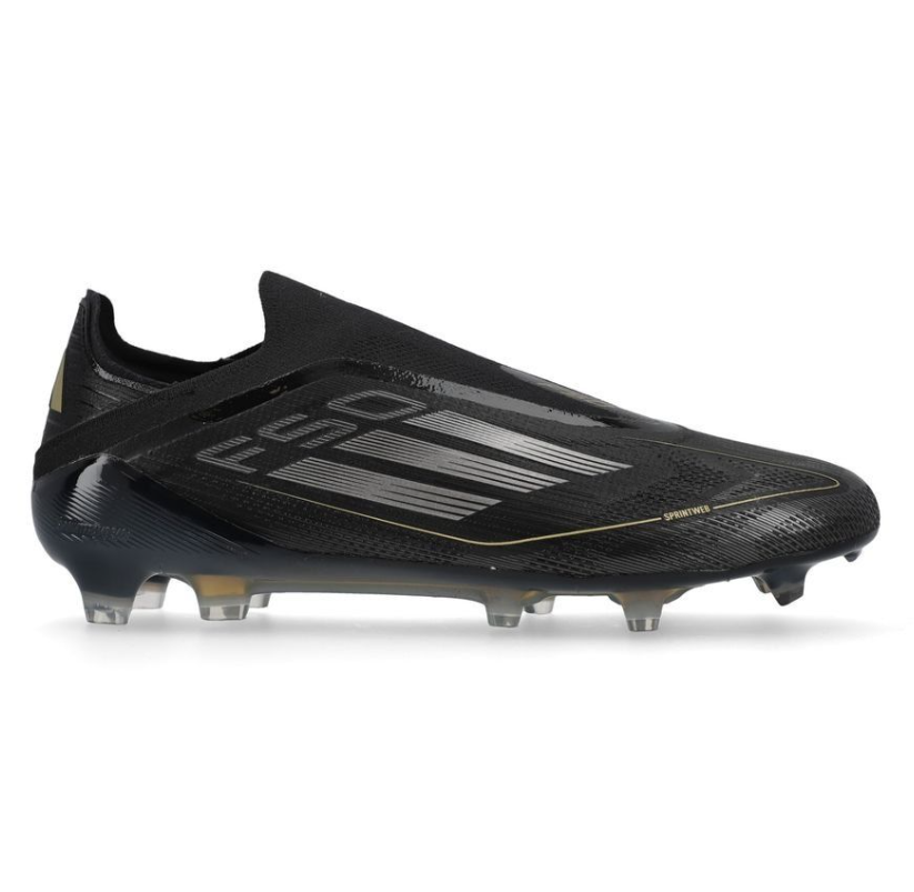 adidas F50 Elite Laceless FG Dark Spark - Noir/Argenté/Doré