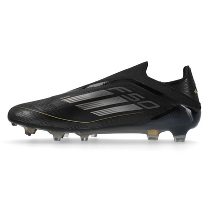 adidas F50 Elite Laceless FG Dark Spark - Noir/Argenté/Doré